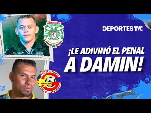 Damin Ramírez le deja mensaje a Gerson Argueta tras anotarle de penal en el triunfo de Marathón