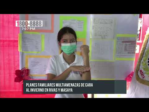 En Rivas lanzan actualización de los planes familiares multiamenazas - Nicaragua