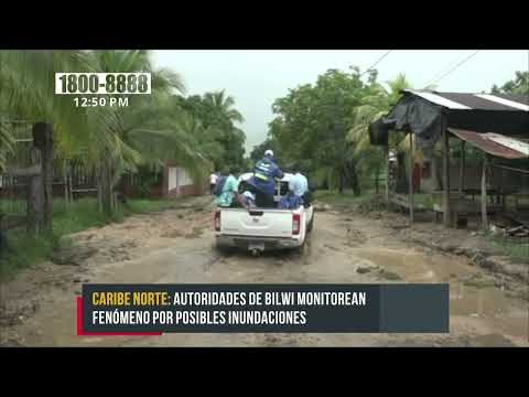Comisión interinstitucional evalúa daños por fuertes lluvias en Bilwi - Nicaragua