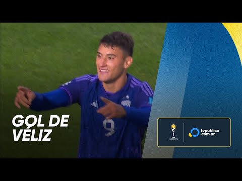 Gol de Véliz - Nueva Zelanda 0-5 Argentina - Copa del Mundo Sub-20 Argentina 2023