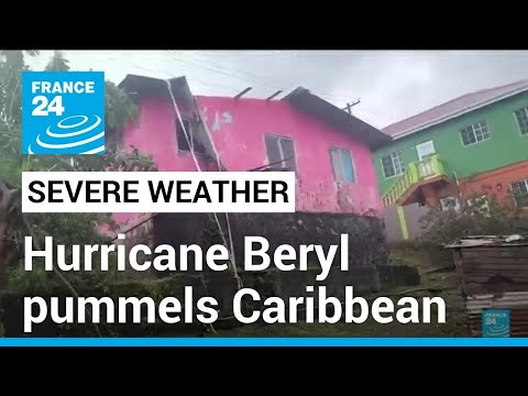 Hurricane Beryl pummels Caribbean, strengthens to Category 5 • FRANCE 24 English