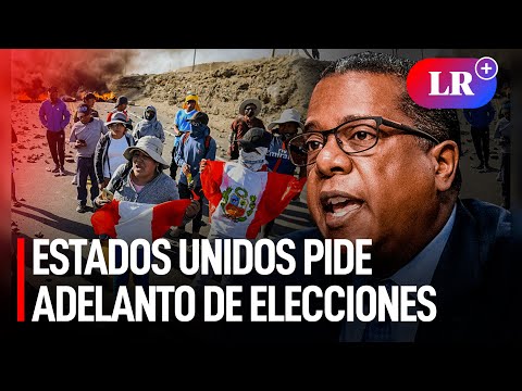 Protestas en Perú: Estados Unidos se refiere a la situacio?n poli?tica del país