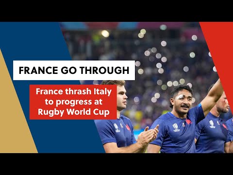 France on 'serene' win over Italy  in Rugby World Cup