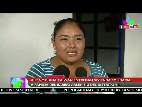 ALMA y China Taiwán entregan vivienda solidaria a familia del barrio Arlen Siu de Managua