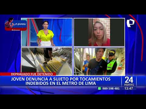 Joven denuncia tocamientos indebidos en el Metro de Lima