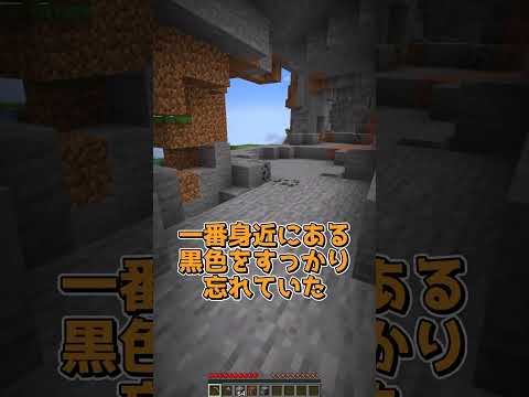 黒色が最強 #マイクラ