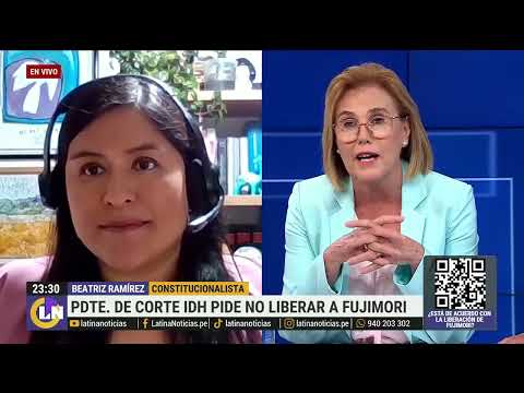 Beatriz Ramírez: Liberación de Alberto Fujimori queda en manos del Ejecutivo