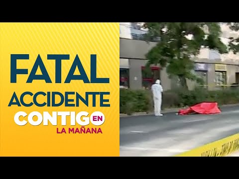 Joven ciclista murió tras ser atropellada por una micro en Providencia - Contigo En La Mañana