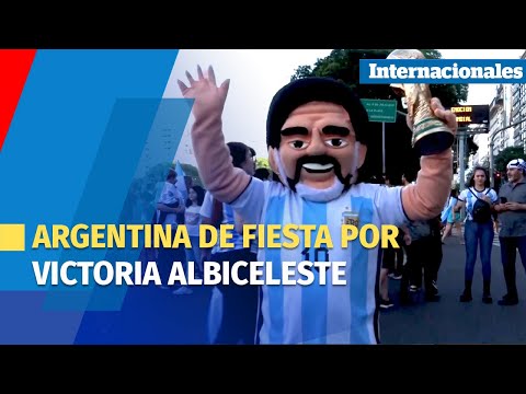 Argentina estalló en una fiesta eufórica tras la victoria de la Albiceleste sobre Croacia