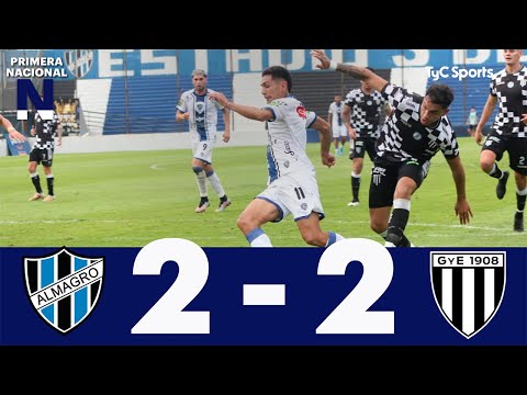 Almagro 2-2 Gimnasia (M) | Primera Nacional | Fecha 19 (Zona B)