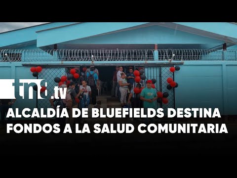 Cuatro barrios de Bluefields celebran remodelación de puesto de salud