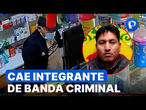 Los Olivos: cae integrante de banda responsable del robo a más de 10 farmacias en Lima Norte