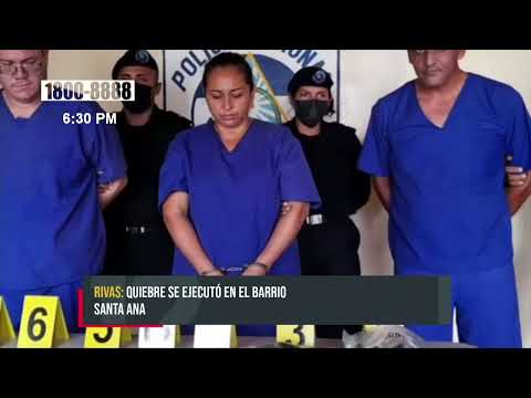 Transacción de cocaína deja la captura de 3 personas en Rivas - Nicaragua