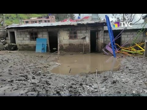 Cañar: Inundaciones provocaron afectaciones en viviendas y carreteras