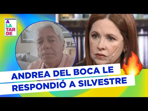 ¡ANDREA DEL BOCA le respondió a SILVESTRE!