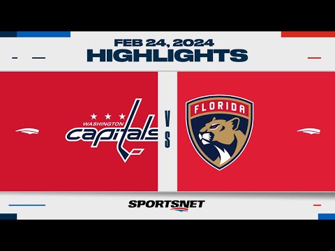 NHL Highlights | Capitals vs. Panthers - February 24, 2024