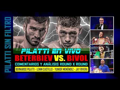 ¡Atentos este sábado! Beterbiev vs. Bivol con Pilatti en vivo y en equipo