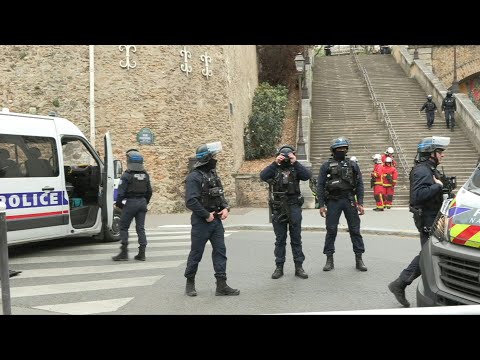 Périmètre de sécurité autour du consulat d'Iran à Paris | AFP Images