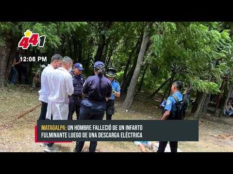 ¡Por cortar mangos! ciudadano muerte electrocutado en San Isidro, Matagalpa - Nicaragua