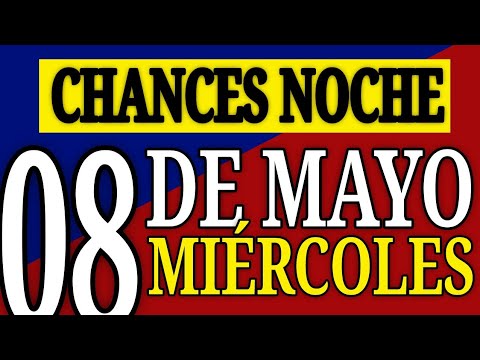 Resultado Chances de La Noche Miércoles 8 de Mayo de 2024
