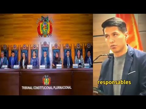 Andronico Rodríguez GOLPE JUDICIAL A LA DEMOCRACIA DE BOLIVIA magistrados deben rendir cuentas