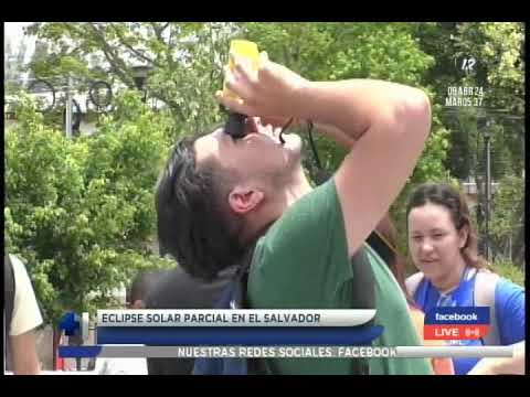 Eclipse parcial en El Salvador