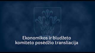 Ekonomikos ir biudžeto komiteto posėdis, 2025-02-18