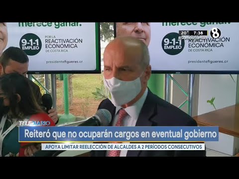 Figueres pide suspender salarios a Alcaldes