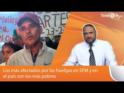 Los más afectados por las huelgas en SFM y en el país son los más pobres según Vladimir Ferreiras