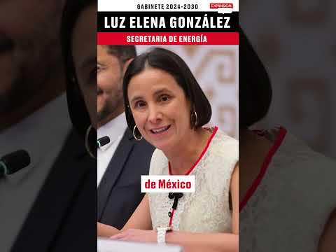 LUZ ELENA GONZÁLEZ: perfil y misión de la próxima secretaria de Energía | #shorts