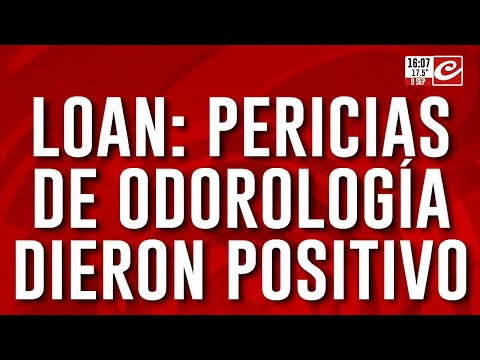 Loan: pericias de odorología dieron positivo