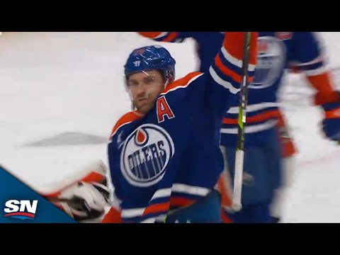 Leon Draisaitl Picks Shot Top Corner To Give Oilers Late Lead vs. Ducks