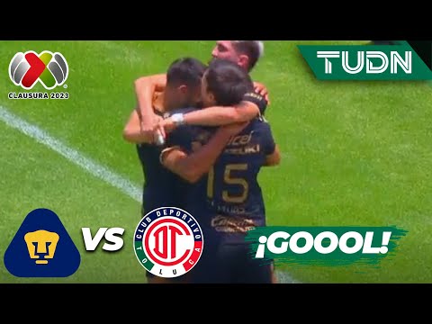 ¡'TOTO' COBRA PERFECTO! Amplían la ventaja | Pumas 3-1 Toluca | CL2023 Liga Mx - J15 | TUDN