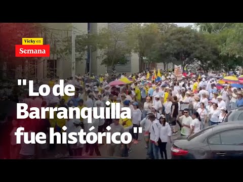 Lo de Barranquilla fue HISTÓRICO porque la gente no marcha, menos a las 8 a.m. | SEMANA