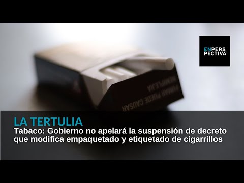 Tabaco: Gobierno no apelará la suspensión de decreto que modifica empaquetado de cigarrillos