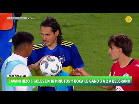 Cavani hizo 3 goles en 16 minutos y ganó Boca ? HNT con Nacho Goano ? 04-03-24