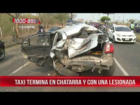 Irresponsable impacta violentamente a taxista en la Pista Suburbana