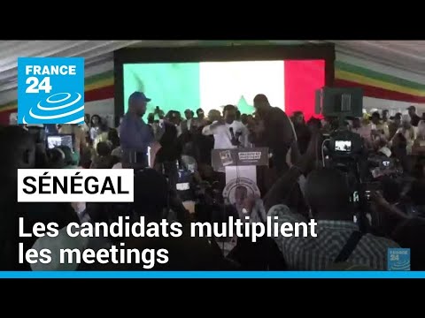 Présidentielle au Sénégal : les candidats multiplient les meetings • FRANCE 24