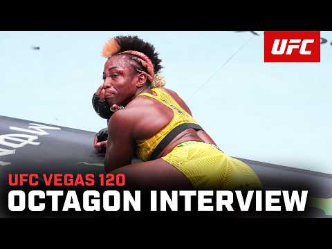 알렉시아 타이나라의 옥타곤 인터뷰 | UFC Vegas 120