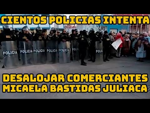 JULIACA ALCALDE HABRIA MANDADO DESALOJAR COMERCIANTES DEL MERCADO MICAELA BASTIDAS JULIACA..