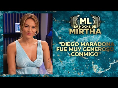 ¿Heredaste algo?, la pregunta de Mirtha a Rocío Oliva sobre la fortuna de Maradona al morir