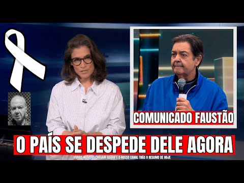 ACABOU A DOR FALECEU AGORA AMADO DA TV. FAUSTO SILVA EM ÚLTIMO E OFICIAL COMUNICADO DO FILHO