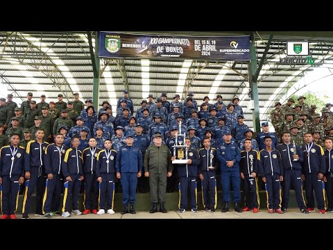 Clausura del XXI Campeonato de Boxeo del Ejército de Nicaragua