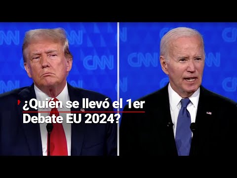 DEBATE PRESIDENCIAL EU 2024 | Todo sobre el desempeño de Joe Biden y Donald Trump