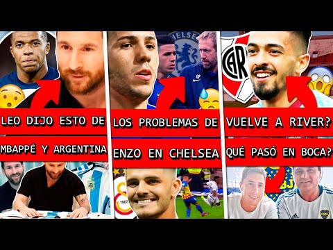 MESSI habló de MBAPPE y EMOCIONÓ a ARGENTINA+ CHELSEA confiesa PROBLEMA con ENZO+ LANZINI a RIVER?