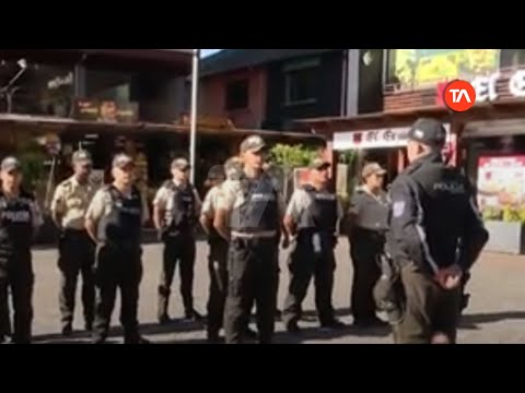 Operativos policiales se realizan en el sector de La Plaza Foch