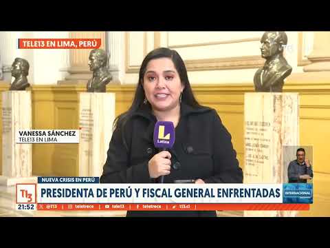 Nueva crisis en Perú: Presidenta de Perú y fiscal general enfrentadas