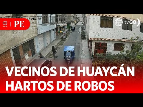Vecinos de Huaycán denuncian constantes robos | Primera Edición | Noticias Perú