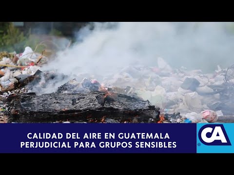 Calidad del aire en Ciudad de Guatemala alcanza niveles perjudiciales