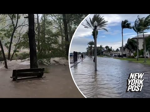 Early flooding in Florida and North Carolina as Hurricane Helene moves in